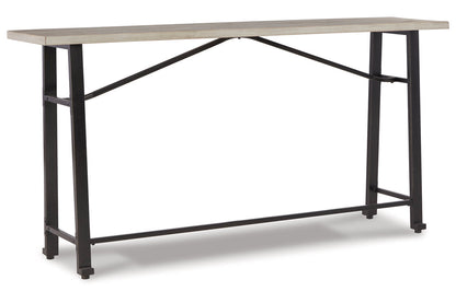 Karisslyn Whitewash/Black Long Counter Table - D336-52 - Bien Home Furniture &amp; Electronics