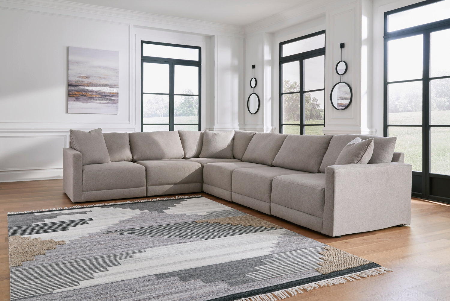 Katany Shadow 6-Piece Sectional - SET | 2220164 | 2220165 | 2220177 | 2220146 | 2220146 | 2220146 - Bien Home Furniture &amp; Electronics