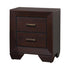 Kauffman 2-Drawer Nightstand Dark Cocoa - 204392 - Bien Home Furniture & Electronics