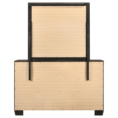 Kauffman 6-drawer Dresser with Mirror Dark Cocoa - 204393M - Bien Home Furniture &amp; Electronics