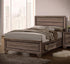 Kauffman California King Storage Bed Washed Taupe - 204190KW - Bien Home Furniture & Electronics