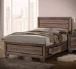 Kauffman California King Storage Bed Washed Taupe - 204190KW - Bien Home Furniture & Electronics