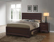 Kauffman Dark Cocoa Storage Platform Bedroom Set - SET | 204390Q | 204392 | 204395 - Bien Home Furniture & Electronics