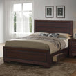 Kauffman Eastern King Storage Bed Dark Cocoa - 204390KE - Bien Home Furniture & Electronics