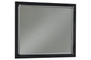Kaydell Black Bedroom Mirror (Mirror Only) - B1420-36 - Bien Home Furniture & Electronics