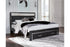 Kaydell Black King Upholstered Panel Storage Bed - SET | B1420-158 | B1420-56S | B1420-97 - Bien Home Furniture & Electronics