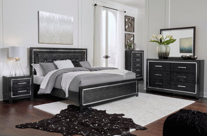 Kaydell Black LED Platfom Bedroom Set - SET | B1420-54 | B1420-57 | B1420-95 | B1420-31 | B1420-36 | B1420-92 | B100-13 - Bien Home Furniture &amp; Electronics