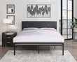 Keegan Gunmetal Full Platform Bed - 1602BKF-1 - Bien Home Furniture & Electronics