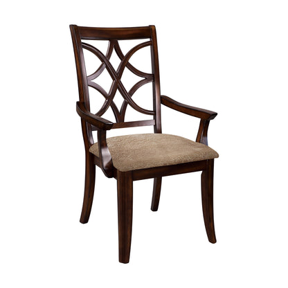 Keegan Rich Cherry Arm Chair, Set of 2 - 2546A - Bien Home Furniture &amp; Electronics