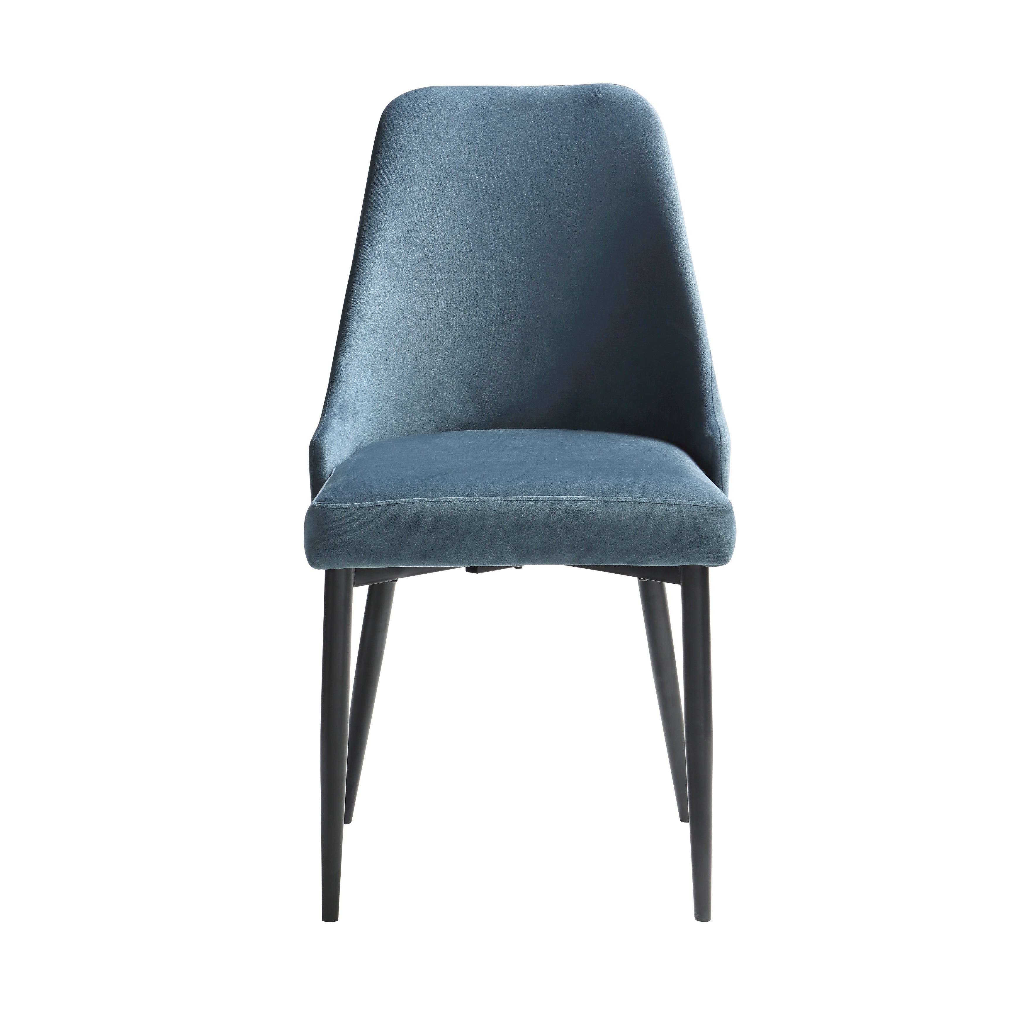 Keene Blue Velvet Side Chair, Set of 2 - 5817BUS - Bien Home Furniture &amp; Electronics