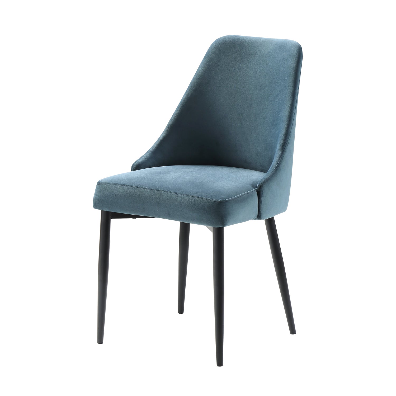 Keene Blue Velvet Side Chair, Set of 2 - 5817BUS - Bien Home Furniture &amp; Electronics