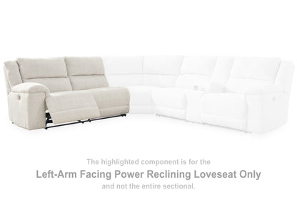 Keensburg Linen Left-Arm Facing Power Reclining Loveseat - 6180763 - Bien Home Furniture &amp; Electronics