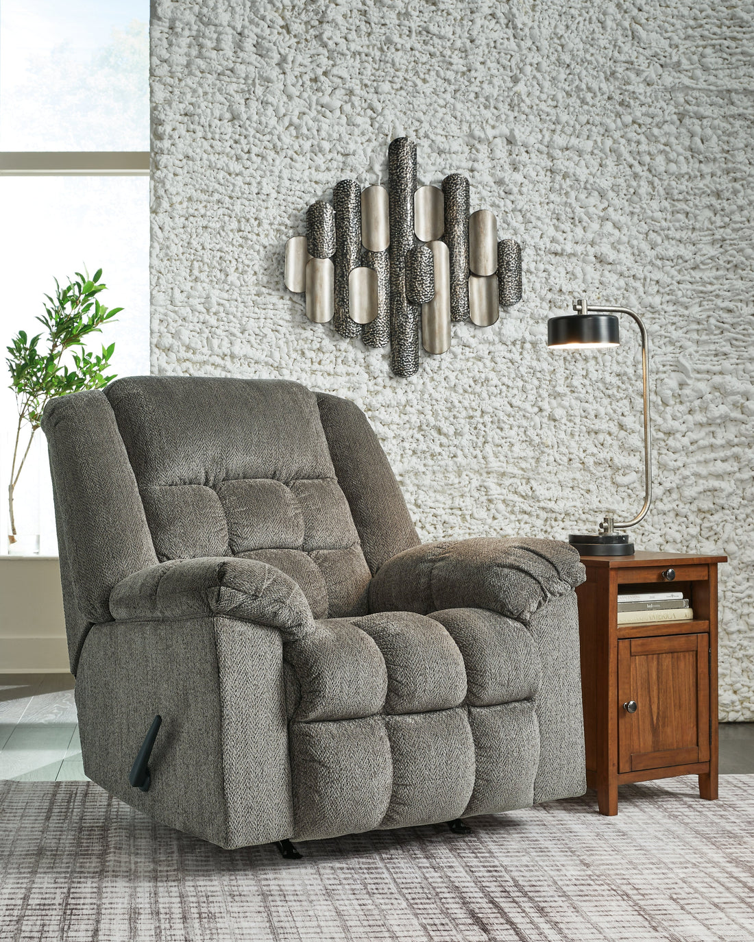 Kegler Putty Recliner - 4450425 - Bien Home Furniture &amp; Electronics