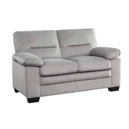 Keighly Gray Loveseat - 9328GY-2 - Bien Home Furniture &amp; Electronics