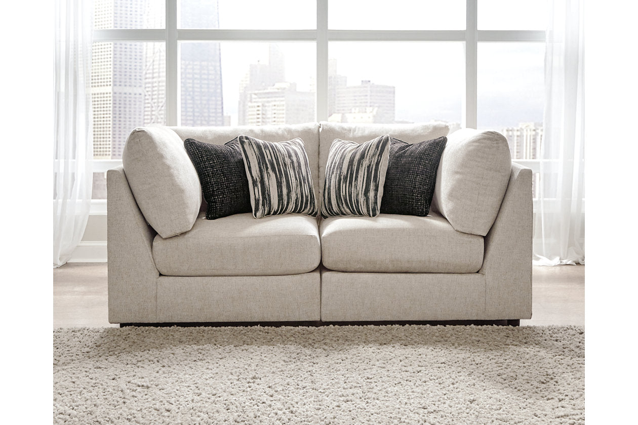 Kellway Bisque 2-Piece Sectional - 98707S2 - Bien Home Furniture &amp; Electronics
