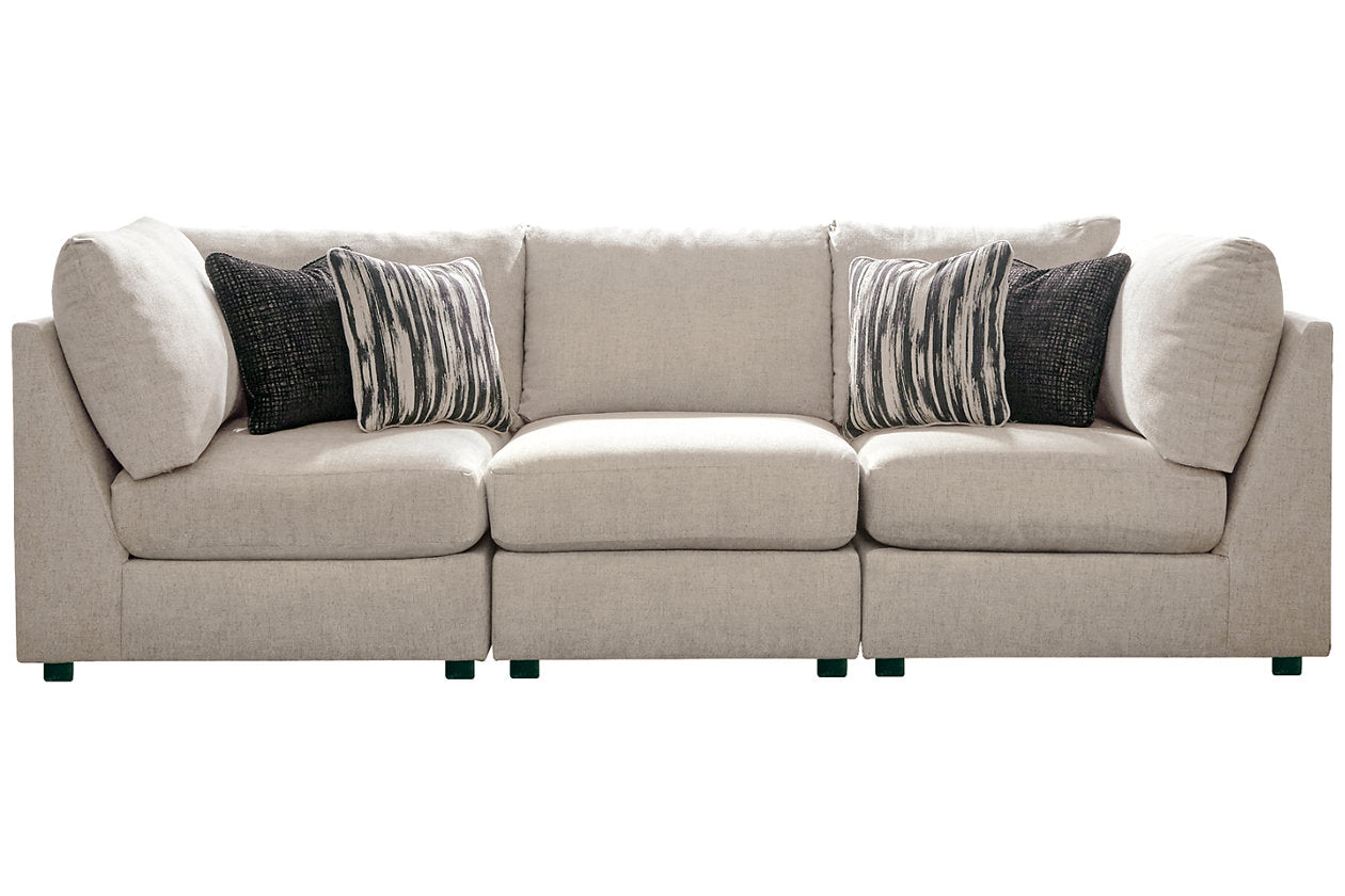 Kellway Bisque 3-Piece Sectional - SET | 9870746 | 9870777(2) - Bien Home Furniture &amp; Electronics