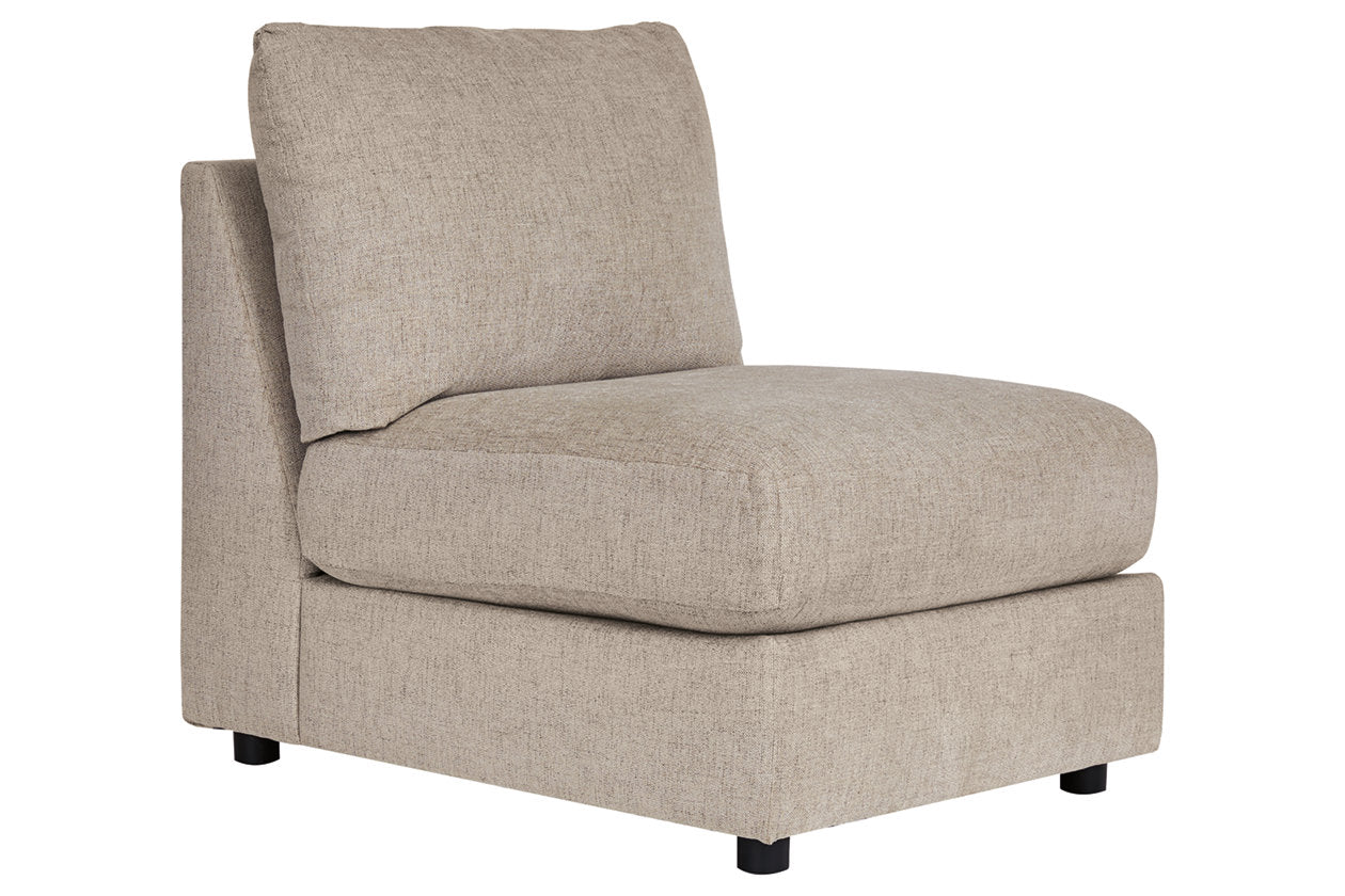 Kellway Bisque Armless Chair - 9870746 - Bien Home Furniture &amp; Electronics