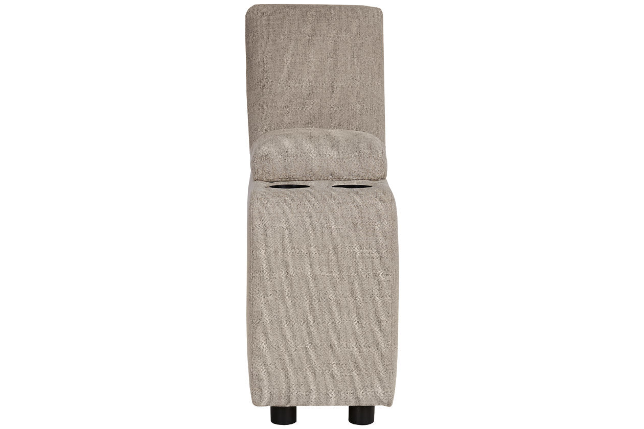 Kellway Bisque Console with Storage - 9870757 - Bien Home Furniture &amp; Electronics
