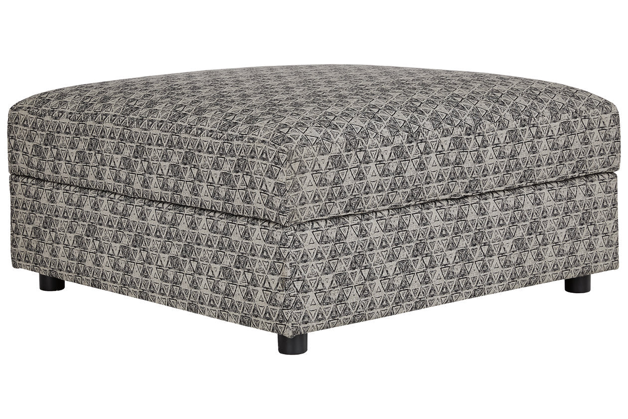 Kellway Bisque Ottoman With Storage - 9870711 - Bien Home Furniture &amp; Electronics