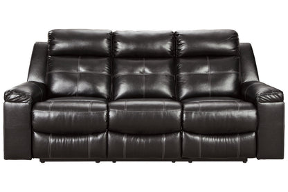 Kempten Black Reclining Sofa - 8210588 - Bien Home Furniture &amp; Electronics