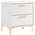 Kendall 2-Drawer Nightstand White - 224402 - Bien Home Furniture & Electronics