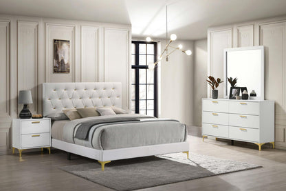 Kendall 4-Piece California King Bedroom Set White - 224401KW-S4 - Bien Home Furniture &amp; Electronics