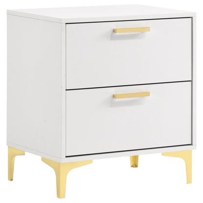 Kendall 4-Piece California King Bedroom Set White - 224401KW-S4 - Bien Home Furniture &amp; Electronics