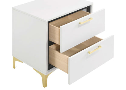 Kendall 4-Piece California King Bedroom Set White - 224401KW-S4 - Bien Home Furniture &amp; Electronics