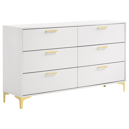 Kendall 4-Piece California King Bedroom Set White - 224401KW-S4 - Bien Home Furniture &amp; Electronics