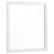 Kendall White Square Dresser Mirror - 224404 - Bien Home Furniture & Electronics