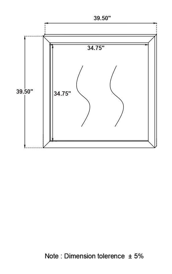 Kendall White Square Dresser Mirror - 224404 - Bien Home Furniture &amp; Electronics