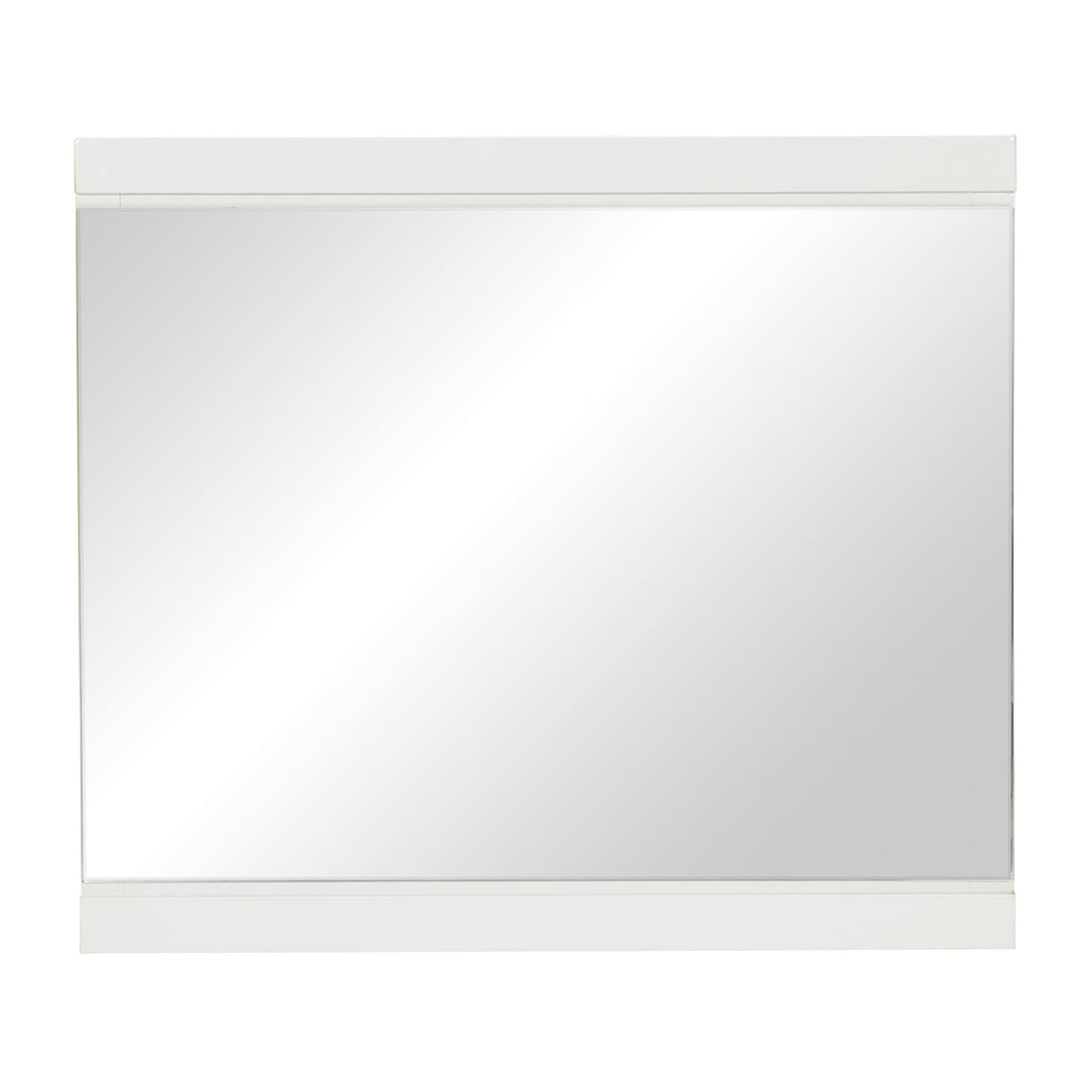 Kerren White High Gloss Mirror (Mirror Only) - 1678W-6 - Bien Home Furniture &amp; Electronics