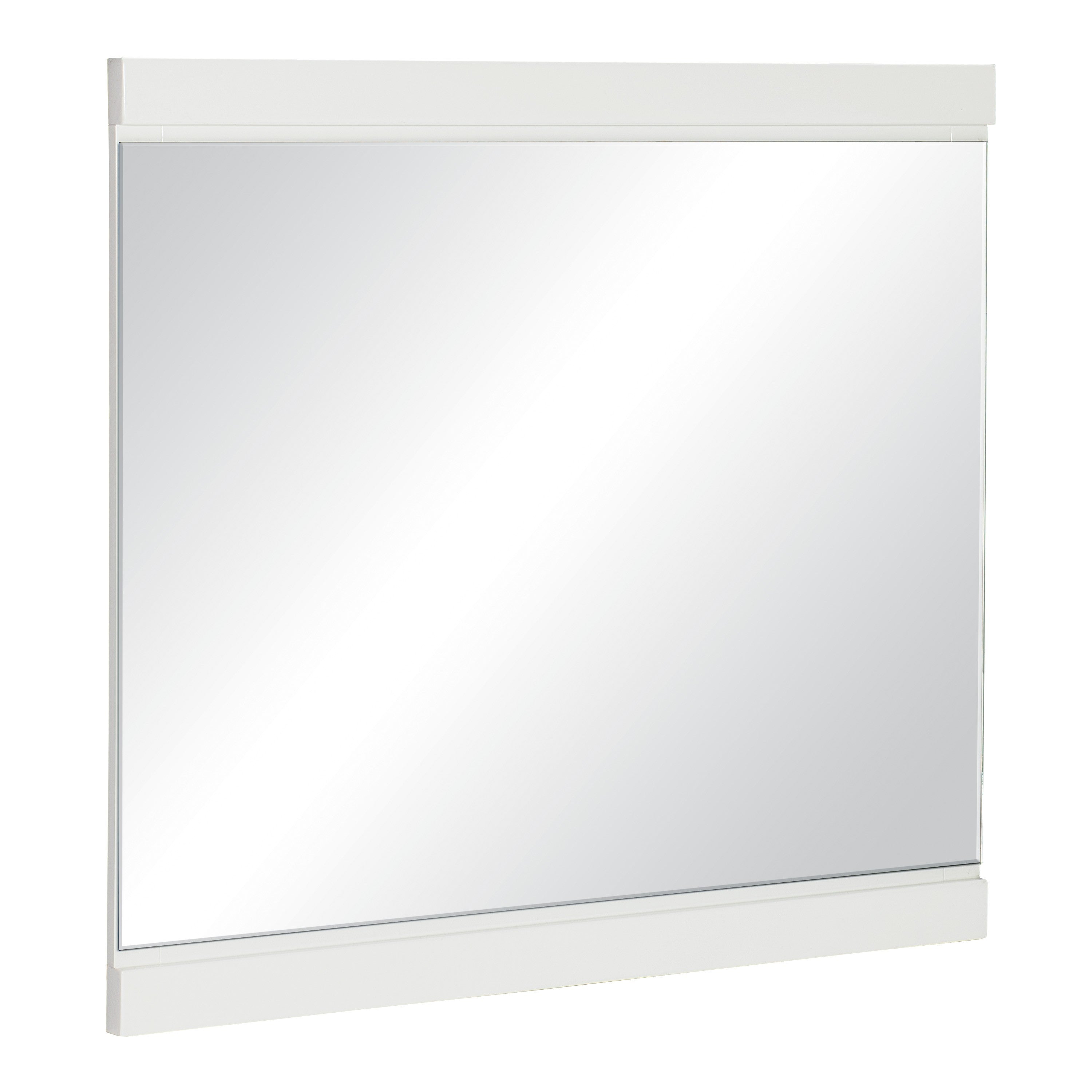 Kerren White High Gloss Mirror (Mirror Only) - 1678W-6 - Bien Home Furniture &amp; Electronics