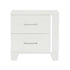 Kerren White High Gloss Nightstand, LED Lighting - 1678W-4 - Bien Home Furniture & Electronics