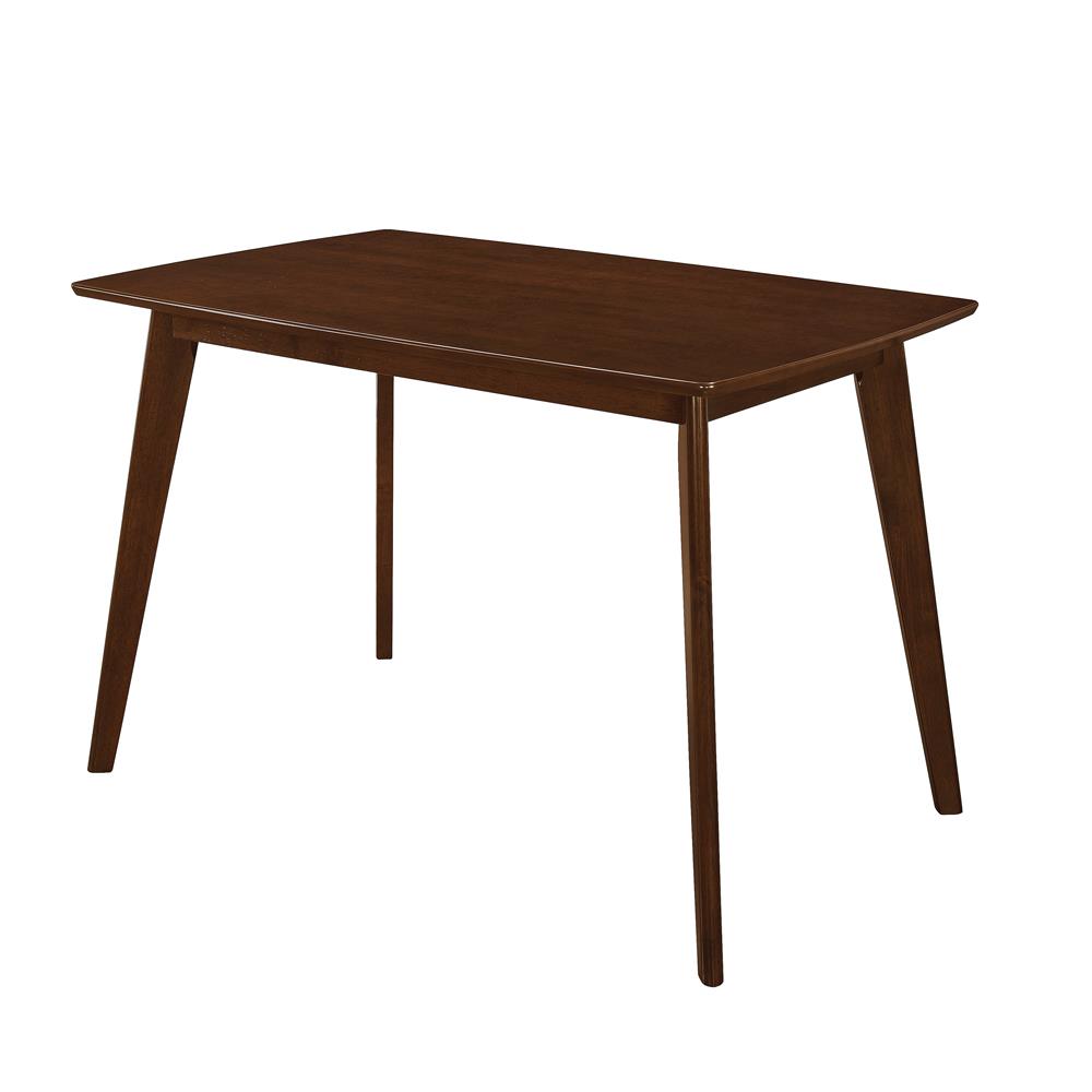 Kersey Chestnut Dining Table with Angled Legs - 103061 - Bien Home Furniture &amp; Electronics