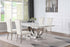 Kerwin 5-Piece Dining Room Set White/Chrome - 111101-S5W - Bien Home Furniture & Electronics