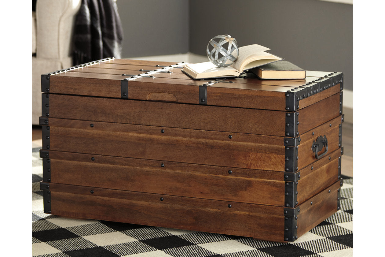 Kettleby Brown Storage Trunk - A4000096 - Bien Home Furniture &amp; Electronics