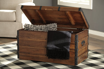 Kettleby Brown Storage Trunk - A4000096 - Bien Home Furniture &amp; Electronics