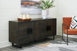 Kevmart Grayish Brown/Black Accent Cabinet - A4000533 - Bien Home Furniture & Electronics