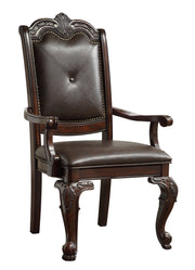 Kiera Brown Arm Chair, Set of 2 - 2150A - Bien Home Furniture & Electronics