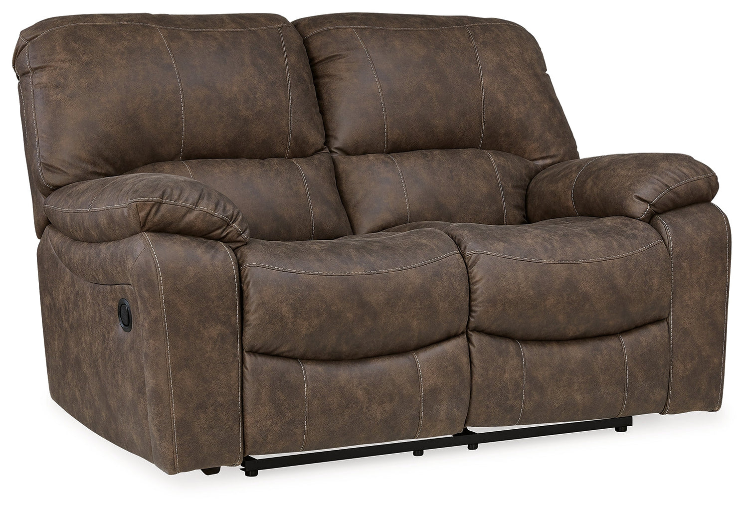 Kilmartin Chocolate Reclining Loveseat - 4240486 - Bien Home Furniture &amp; Electronics