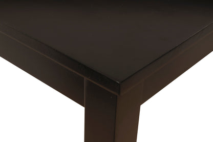 Kimonte Dark Brown 5-Piece Rectangular Dining Set - SET | D250-25 | D250-02(2) - Bien Home Furniture &amp; Electronics