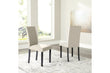 Kimonte Dark Brown/Beige Dining Chair, Set of 2 - D250-05 - Bien Home Furniture & Electronics