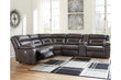 Kincord Midnight 4-Piece Power Reclining Sectional - SET | 1310458 | 1310473 | 1310477 | 1310446 - Bien Home Furniture & Electronics
