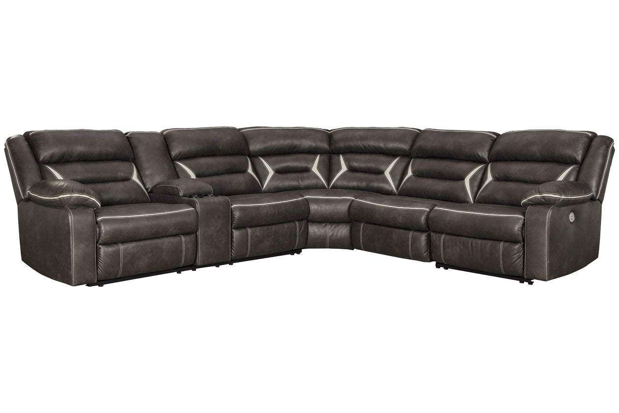 Kincord Midnight 4-Piece Power Reclining Sectional - SET | 1310459 | 1310462 | 1310477 | 1310446 - Bien Home Furniture &amp; Electronics