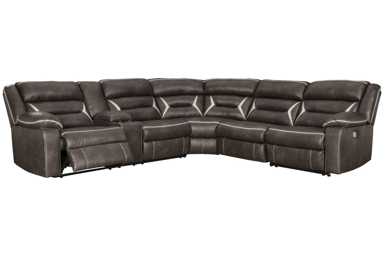 Kincord Midnight 4-Piece Power Reclining Sectional - SET | 1310459 | 1310462 | 1310477 | 1310446 - Bien Home Furniture &amp; Electronics