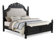 Kingsbury Espresso King Upholstered Panel Bed - SET | B1130-K-HB | B1130-K-FB | B1130-KQ-RAIL | - Bien Home Furniture & Electronics
