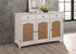 Kirby 3-Drawer Rectangular Server with Adjustable Shelves Natural/Rustic Off White - 192695 - Bien Home Furniture & Electronics