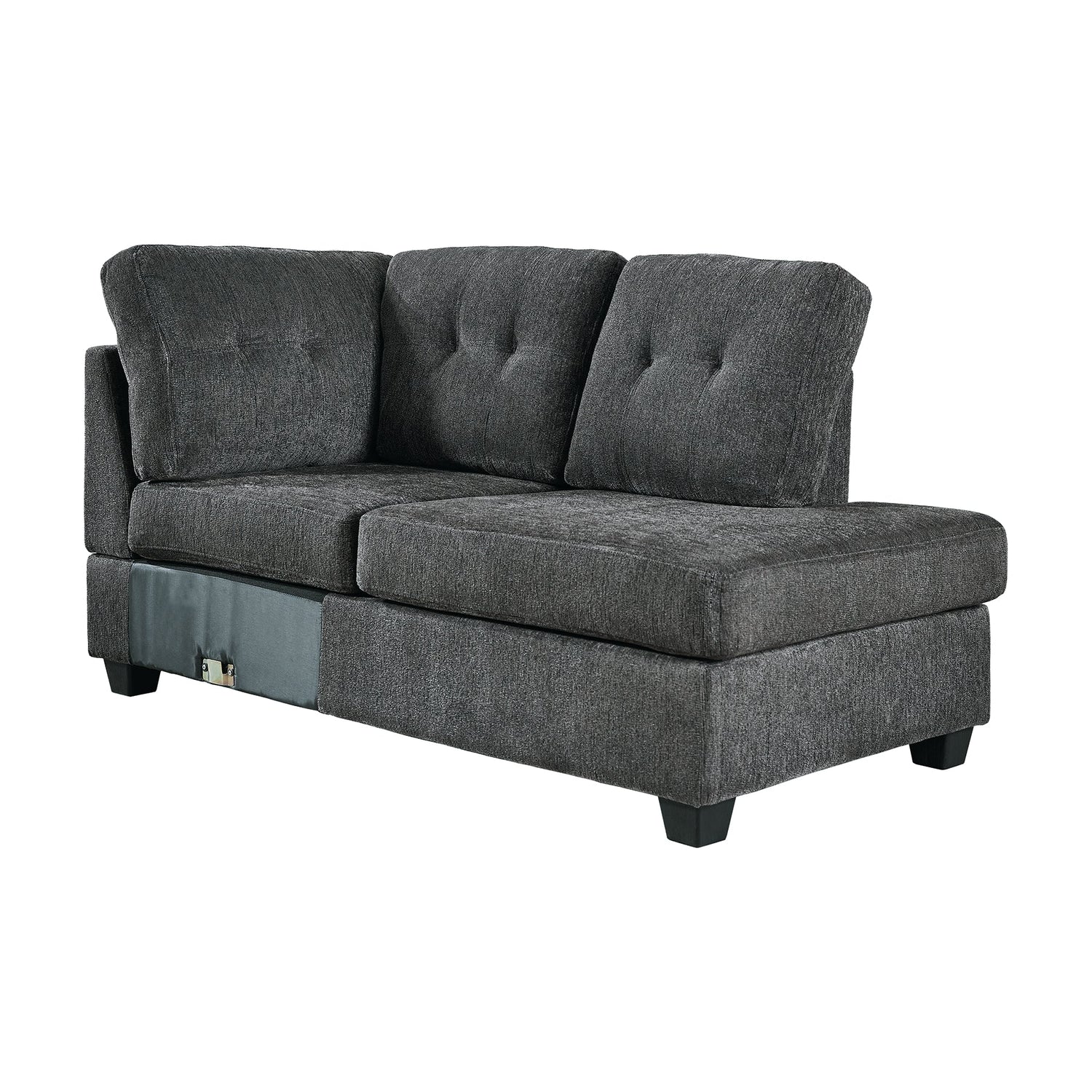 Kitler Smoke RAF Sectional - SET | 6170117 | 6170166 - Bien Home Furniture &amp; Electronics
