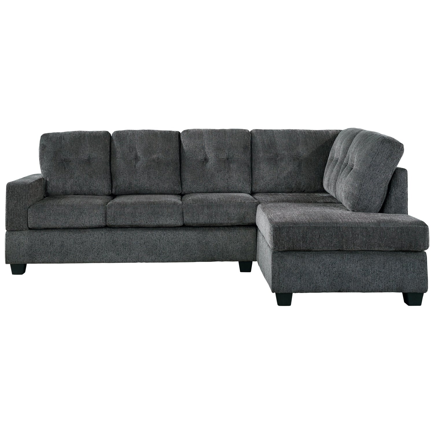 Kitler Smoke RAF Sectional - SET | 6170117 | 6170166 - Bien Home Furniture &amp; Electronics